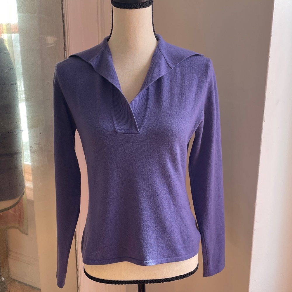 [Neiman Marcus] 100% Cashmere Collection Sweater - Picture 3 of 8